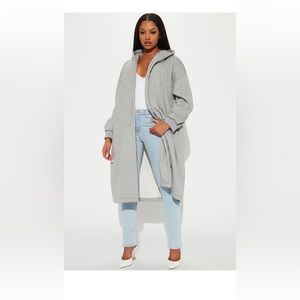 Grey long jacket